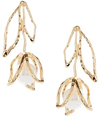 Gemma Layne New Tulip Pearl Drop Statement Earrings
