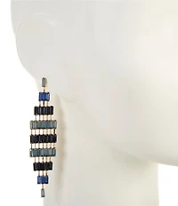 Gemma Layne Ombre Stone Chandelier Earrings