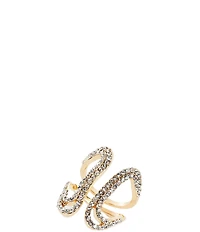 Gemma Layne Open Statement Ring with Pave
