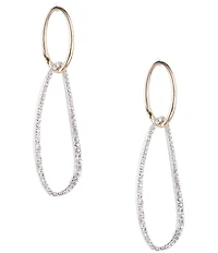 Gemma Layne Organic Double Oval Drop Earrings