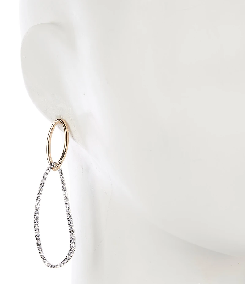 Gemma Layne Organic Double Oval Drop Earrings
