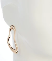 Gemma Layne Organic Oval Drop Earrings