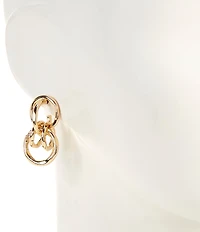 Gemma Layne Organic Textured Wire Multi Link Drop Earrings