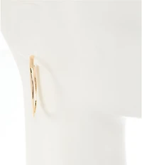 Gemma Layne Oval Hoop Earrings