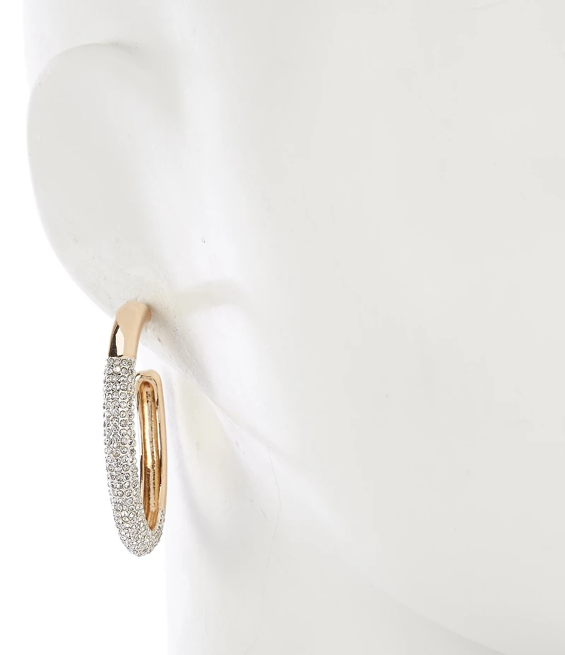 Gemma Layne Oversized Pave Hoop Earrings