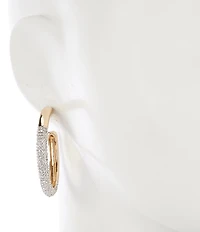 Gemma Layne Oversized Pave Hoop Earrings