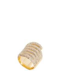 Gemma Layne Pave Coil Statement Ring
