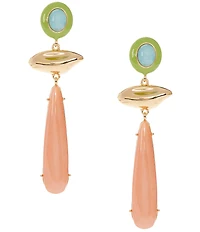 Gemma Layne Semi Precious Drop Statement Earrings