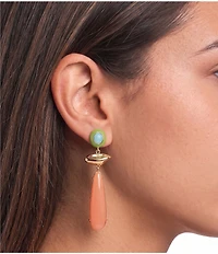 Gemma Layne Semi Precious Drop Statement Earrings