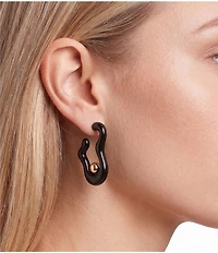 Gemma Layne Squiggle Ball Resin Drop Earrings