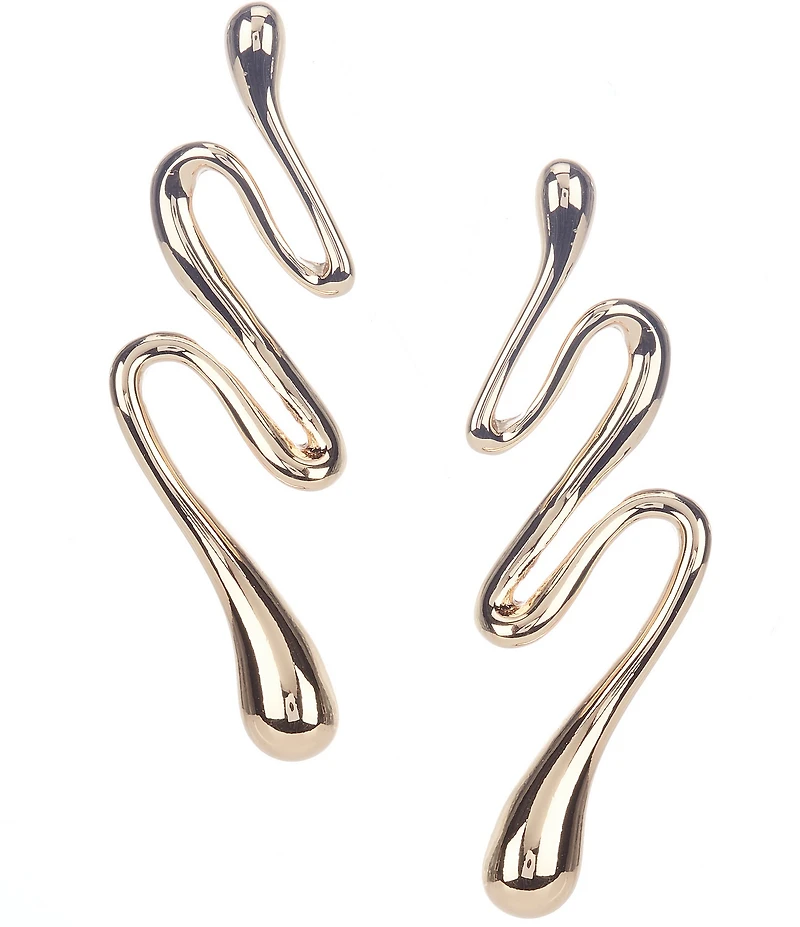 Gemma Layne Puffy Squiggle Drop Earrings