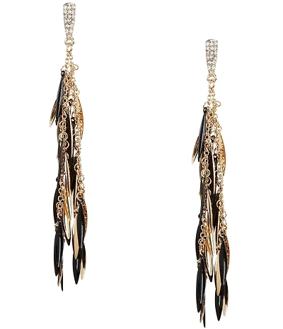 Gemma Layne Statement Stick Tassel Earrings