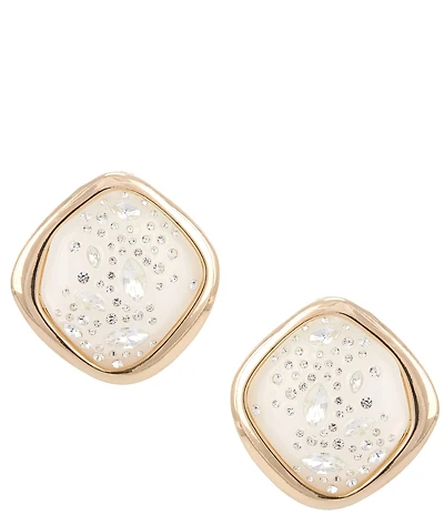 Gemma Layne Statement Stone Stud Earrings