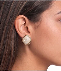 Gemma Layne Statement Stone Stud Earrings