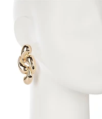 Gemma Layne Statement Swirl Drop Earrings