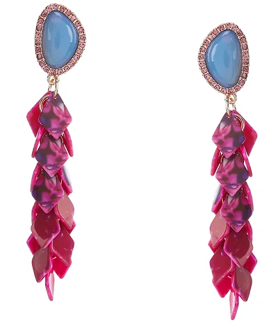 Gemma Layne Stone Post Shakey Drop Earrings
