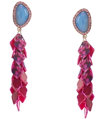 Gemma Layne Stone Post Shakey Drop Earrings