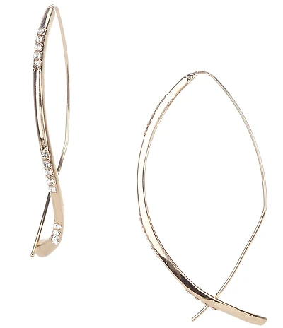 Gemma Layne Stone Threader Drop Earrings
