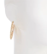 Gemma Layne Stud Wheel Hoop Earrings