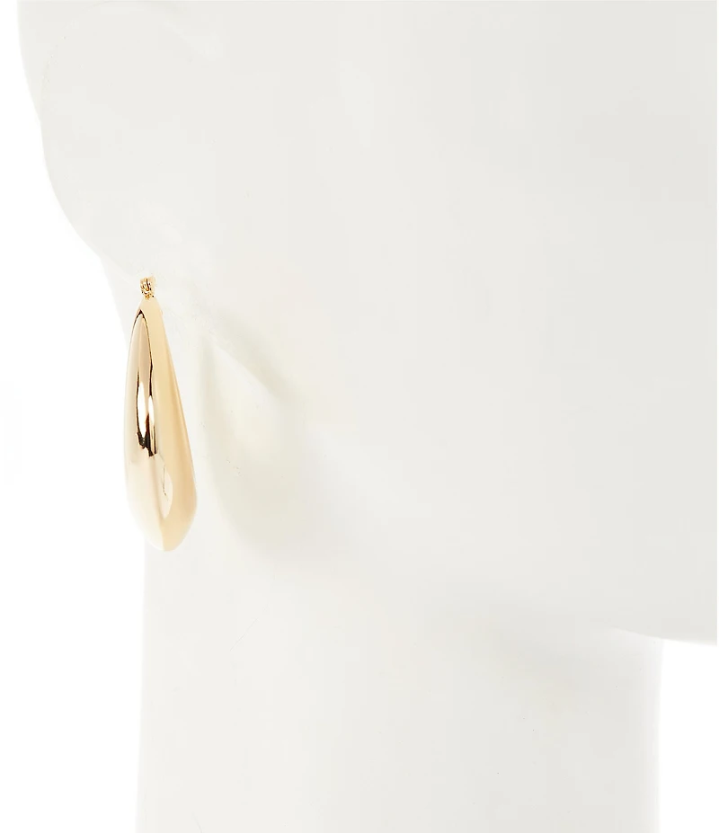 Gemma Layne Tubular Chunky Hoop Earrings