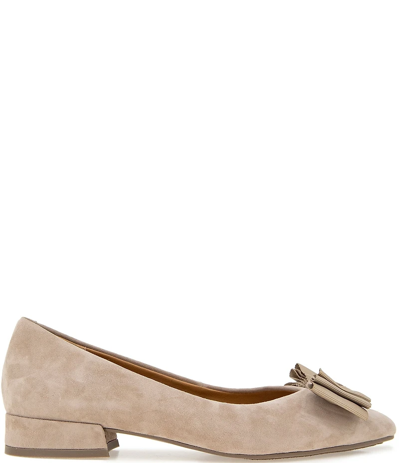 Gentle Souls Atlas Suede Bow Dress Flats