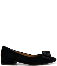 Gentle Souls Atlas Suede Bow Dress Flats