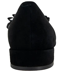 Gentle Souls Atlas Suede Bow Dress Flats