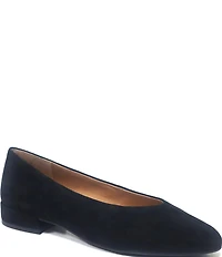 Gentle Souls Atlas V Suede Ballet Pumps