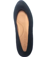 Gentle Souls Atlas V Suede Ballet Pumps