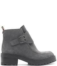 Gentle Souls Baden Suede Monk Strap Hardware Booties