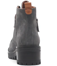 Gentle Souls Baden Suede Monk Strap Hardware Booties