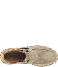Gentle Souls Baden Suede Monk Strap Hardware Booties