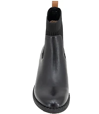 Gentle Souls Best Elastic Leather Chelsea Booties
