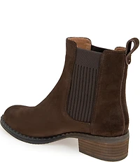 Gentle Souls Best Elastic Suede Chelsea Booties