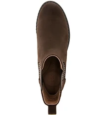 Gentle Souls Best Elastic Suede Chelsea Booties