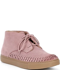 Gentle Souls Cacti Suede Ankle Booties