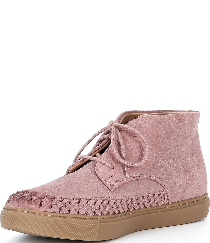 Gentle Souls Cacti Suede Ankle Booties