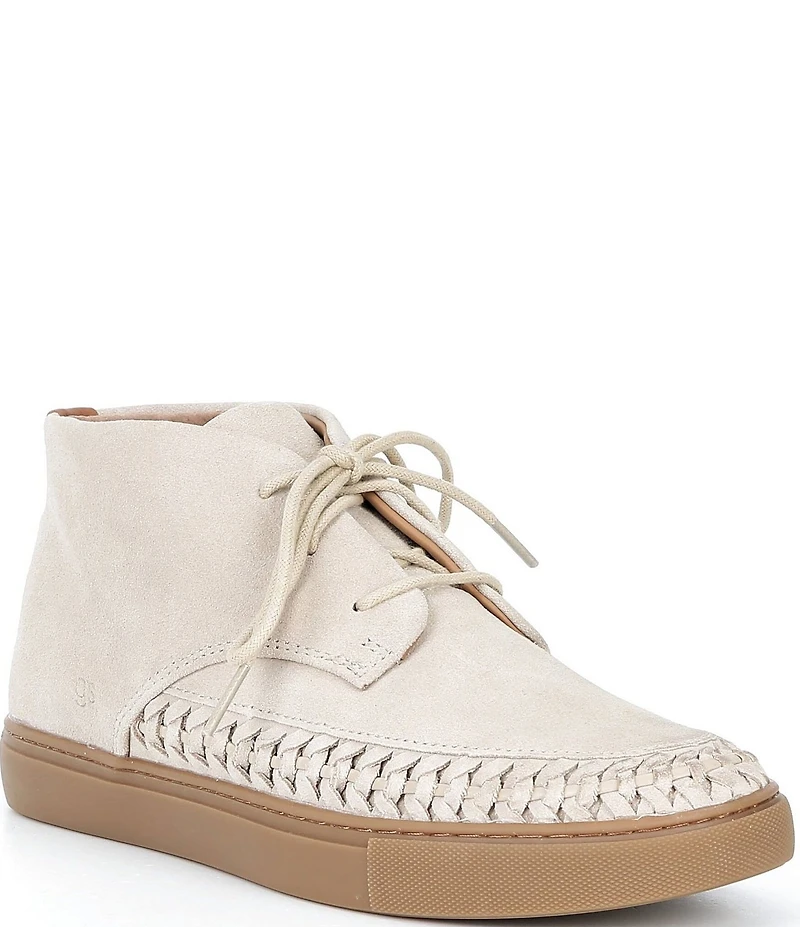 Gentle Souls Cacti Suede Ankle Booties