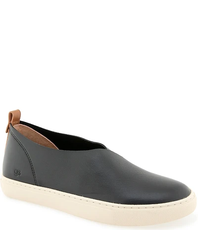 Gentle Souls Cainey Leather Slip On Sneakers