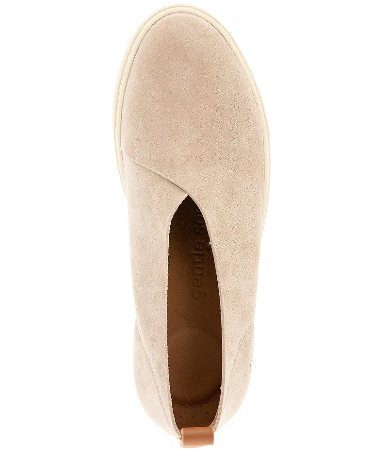 Gentle Souls Cainey Suede Slip On Sneakers
