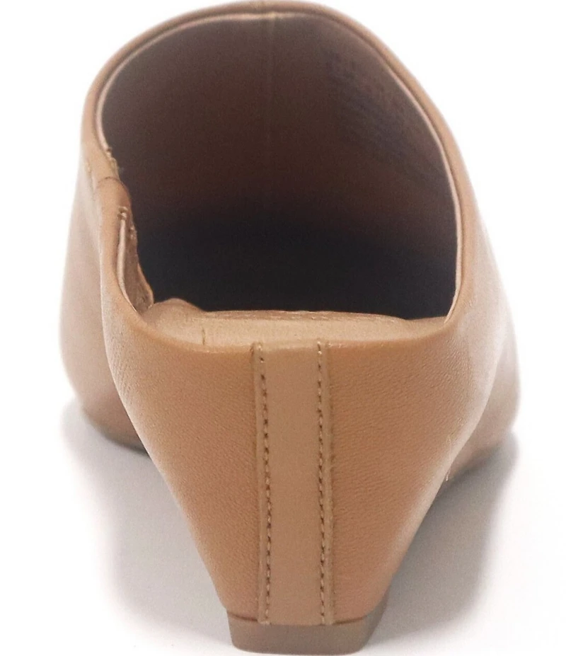 Gentle Souls Carmena Leather Wedge Mules