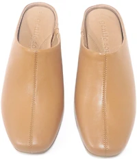 Gentle Souls Carmena Leather Wedge Mules