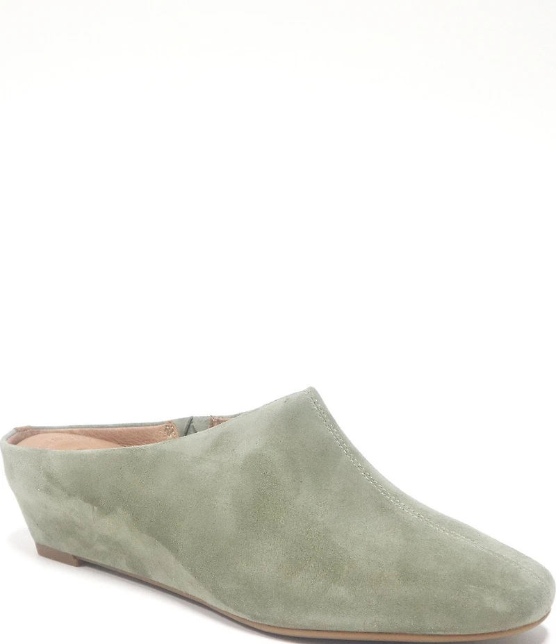 Gentle Souls Carmena Suede Wedge Mules