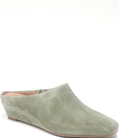 Gentle Souls Carmena Suede Wedge Mules