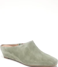 Gentle Souls Carmena Suede Wedge Mules