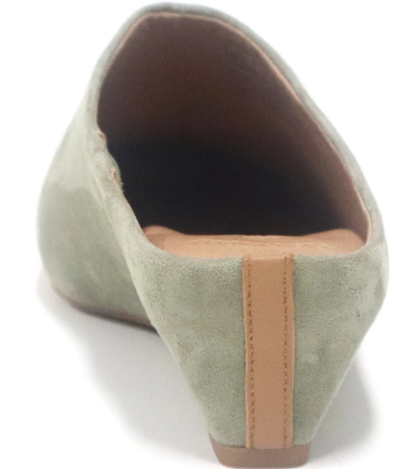 Gentle Souls Carmena Suede Wedge Mules