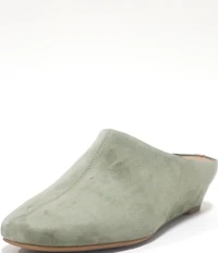 Gentle Souls Carmena Suede Wedge Mules
