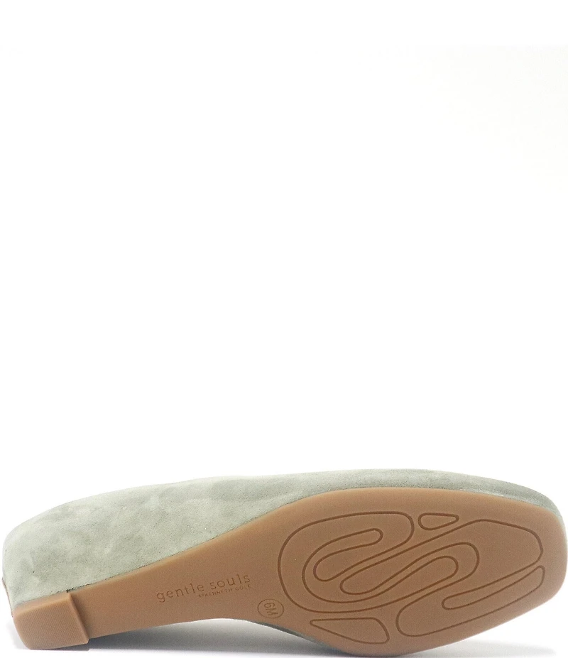 Gentle Souls Carmena Suede Wedge Mules