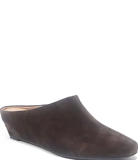 Gentle Souls Carmena Suede Wedge Mules