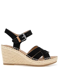 Gentle Souls Caspian Nubuck Suede Espadrille Sandals